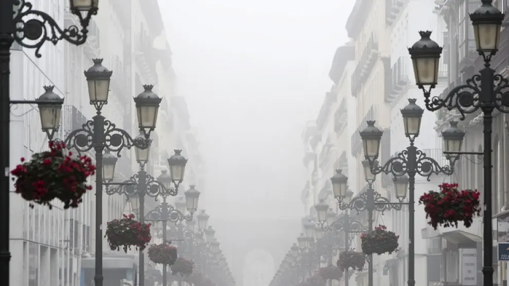 La niebla afecta a Zaragoza desde el pasado sábado