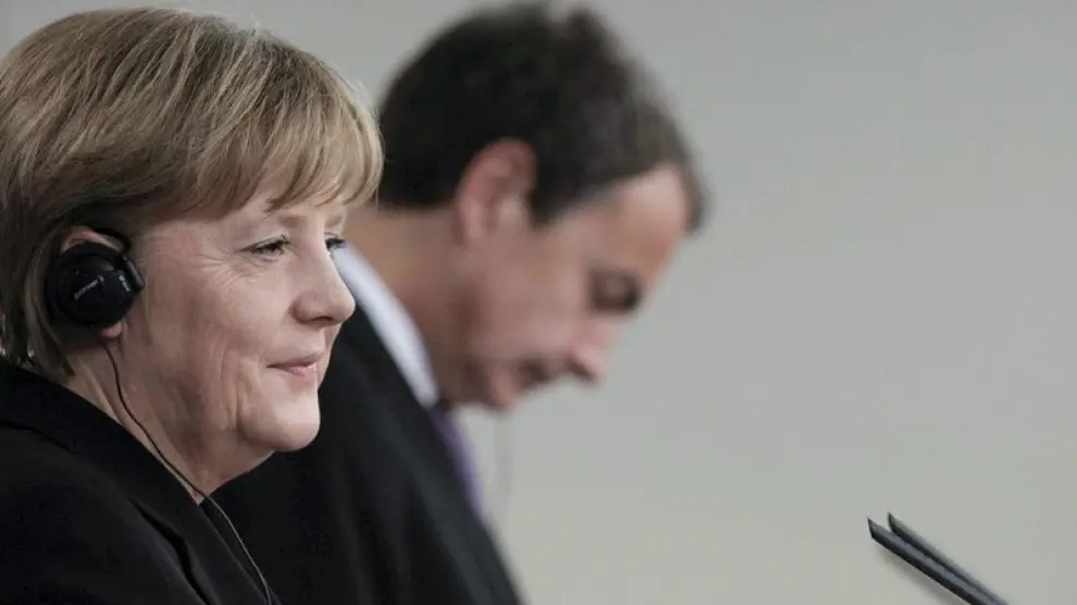Merkel y Zapatero
