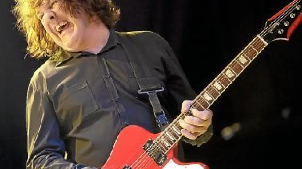 Gary Moore, en el festival suizo Sierre Blues de 2009.