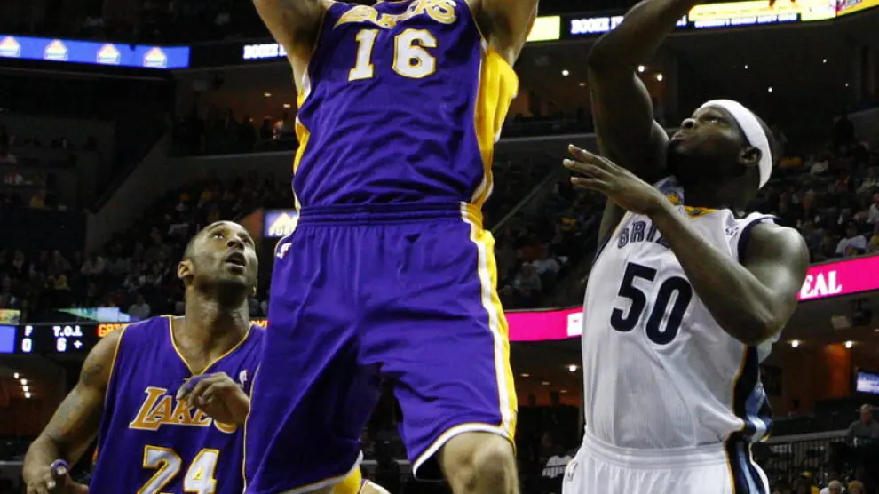 Pau Gasol, jugador de los Lakers