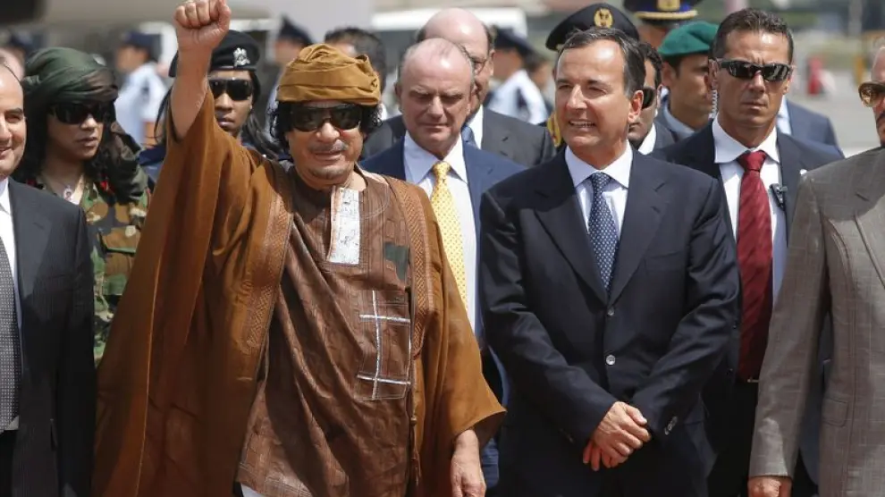 Imagen de archivo de Gadafi.