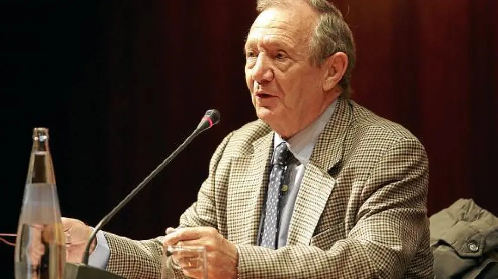 Santiago Marraco, ex presidente de la DGA y ex diputado en el Congreso, en Huesca en 2009.