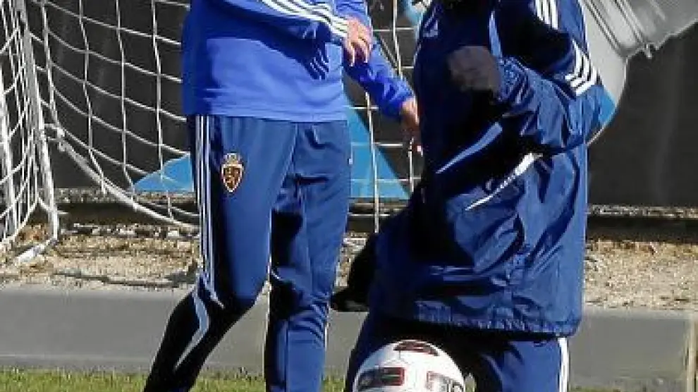 Paulo Da Silva, en un entrenamiento.