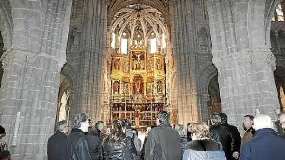 La DGA fuerza el estreno de la catedral de Tarazona dos días antes de que la ley lo prohíba