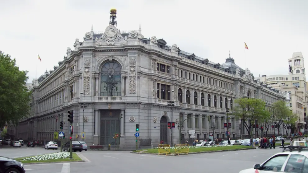 Sede del Banco de España en la madrileña plaza de Cibeles