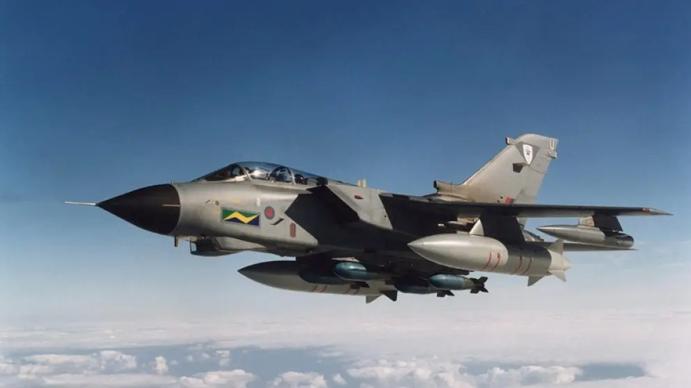 Tornado, uno de los aviones de la Fuerza Aérea Real del Reino Unido