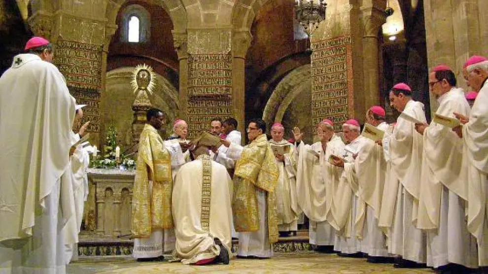 Consagración en Veruela del obispo de Tarazona
