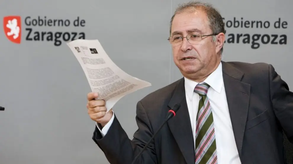 El consejero municipal de Economía del Ayuntamiento de Zaragoza, Fernando Gimeno.