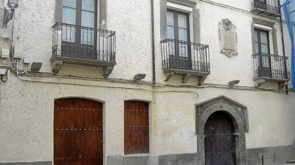 Fachada de Casa Irigoyen, que forma parte del Museo de la Historia de Jaca.
