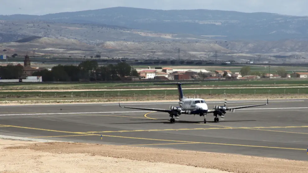 Vuelo técnico en el aerodromo de Caudé