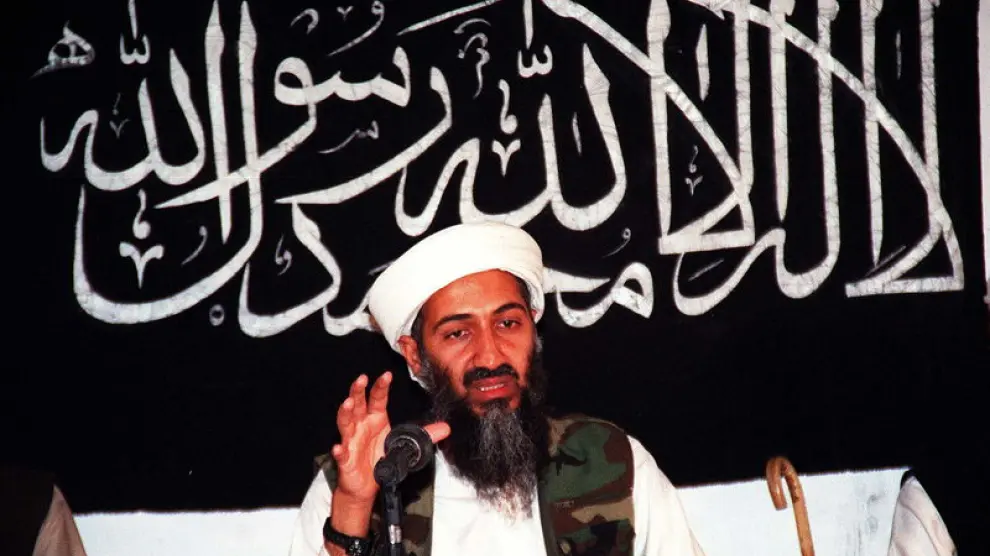 Imagen de archivo de Bin Laden, en Afganistán