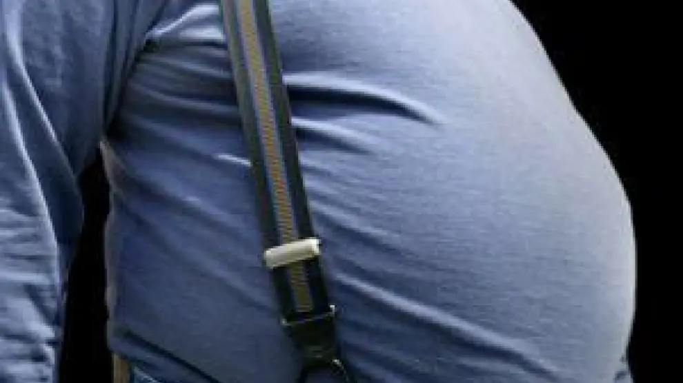 Imagen de una persona obesa