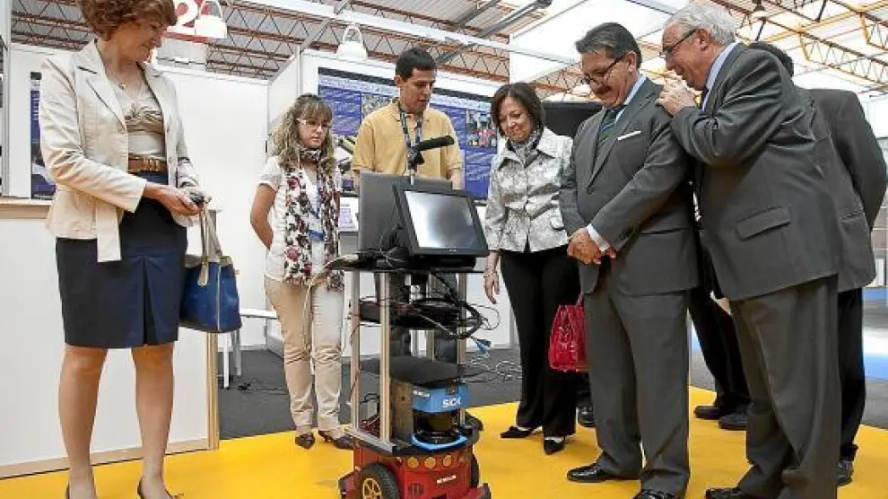 Los robots autónomos son uno de los atractivos de los salones que se celebran en Feria de Zaragoza.