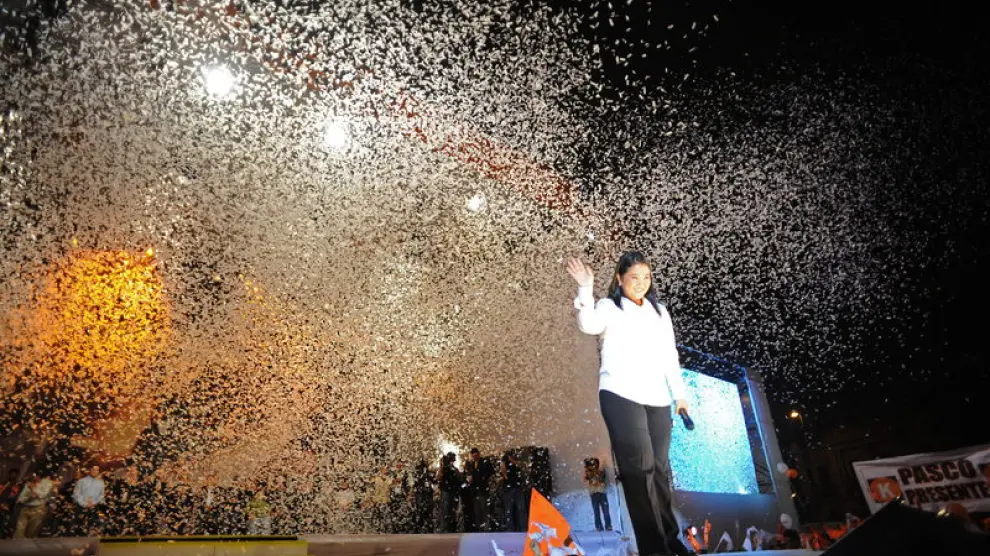 Último mitin de la campaña de Keiko Fujimori
