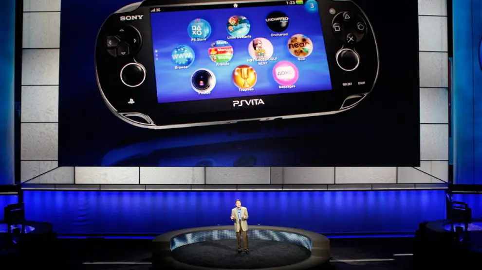 Imagen de la presentación de la PlayStation Vita