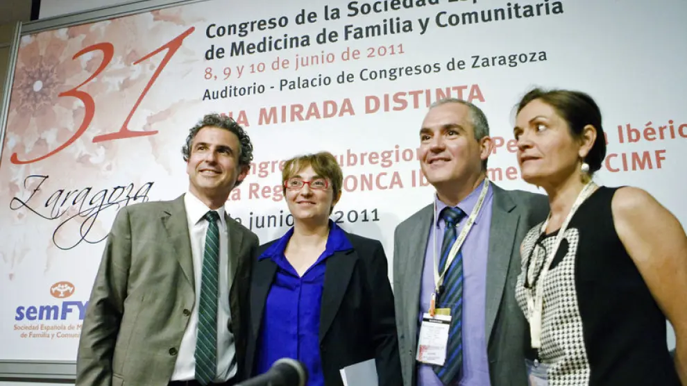 Presentación del congreso de medicina de familia que se celebra en Zaragoza