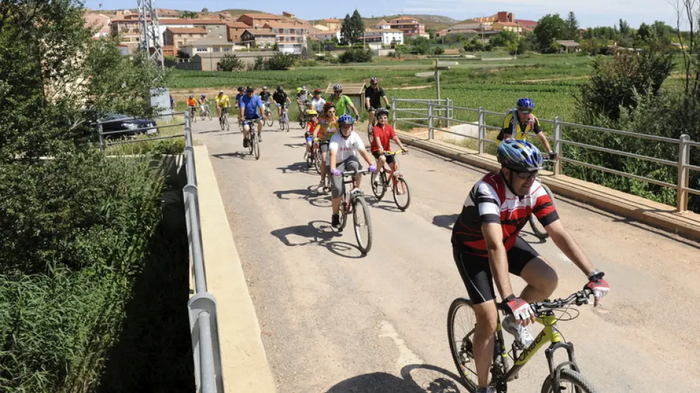 Los participantes recorrieron en bici 18 kilómetros.