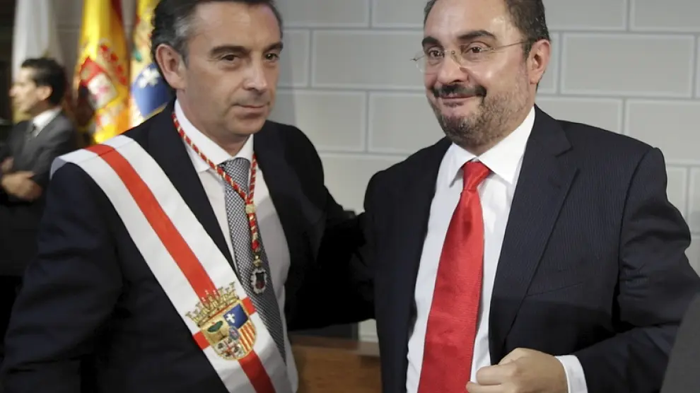Luis María Beamonte y Javier Lambán