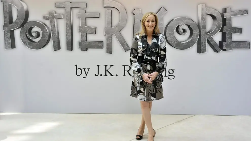 JK Rowling, durante la presentacion de 'Pottermore' el portal de Harry Potter.