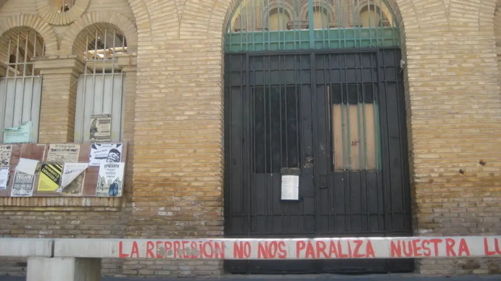 Foto de archivo de la puerta de la cárcel de Torrero.