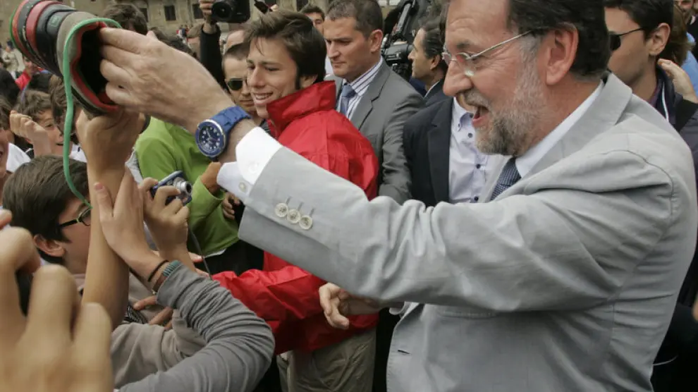 Rajoy, en su visita a Santiago de Compostela