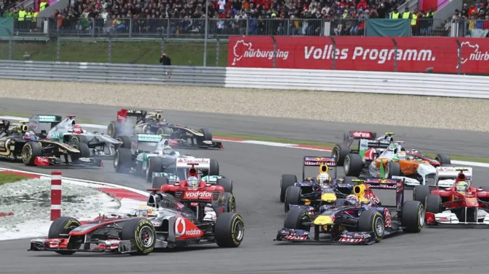 Hamilton lideró la carrera de principio a fin