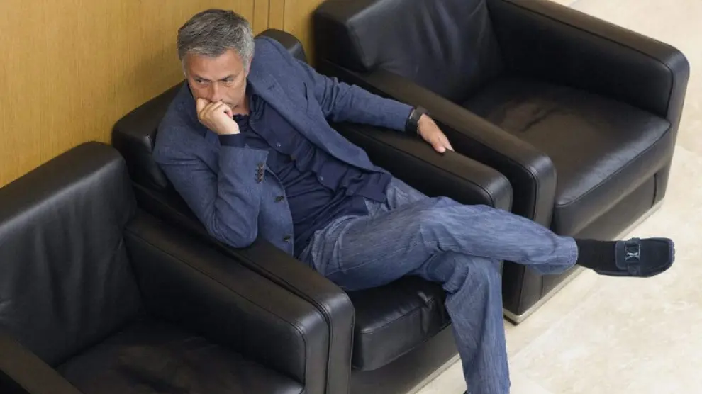El técnico del Madrid, Mourinho.