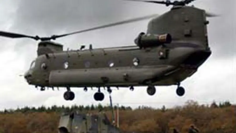 Un helicóptero tipo 'Chinook'