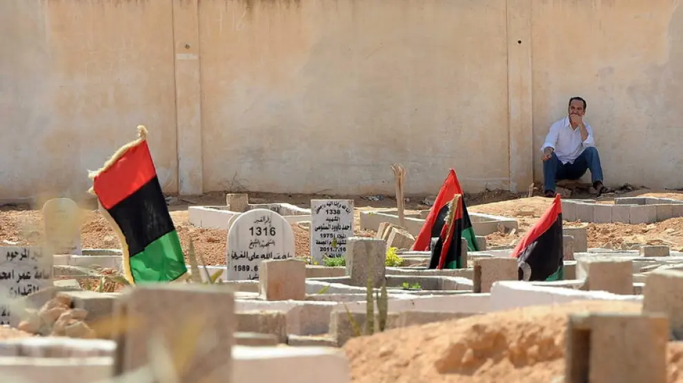 Funeral por los rebeldes muertos en Bengasi