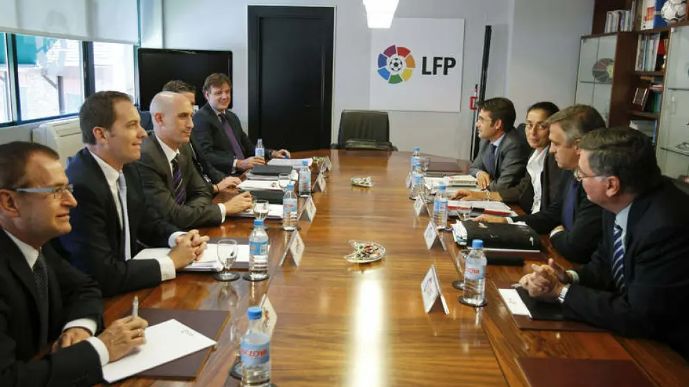 Reunión de la Liga de Fútbol Profesional (LFP) y la Asociación de Futbolistas Españoles (AFE)