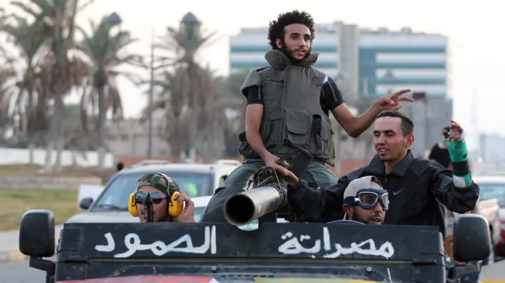 Rebeldes libios de Misrata