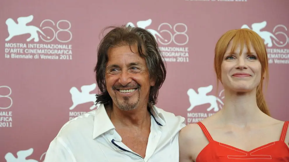 Pacino, junto a Jessica Chastain