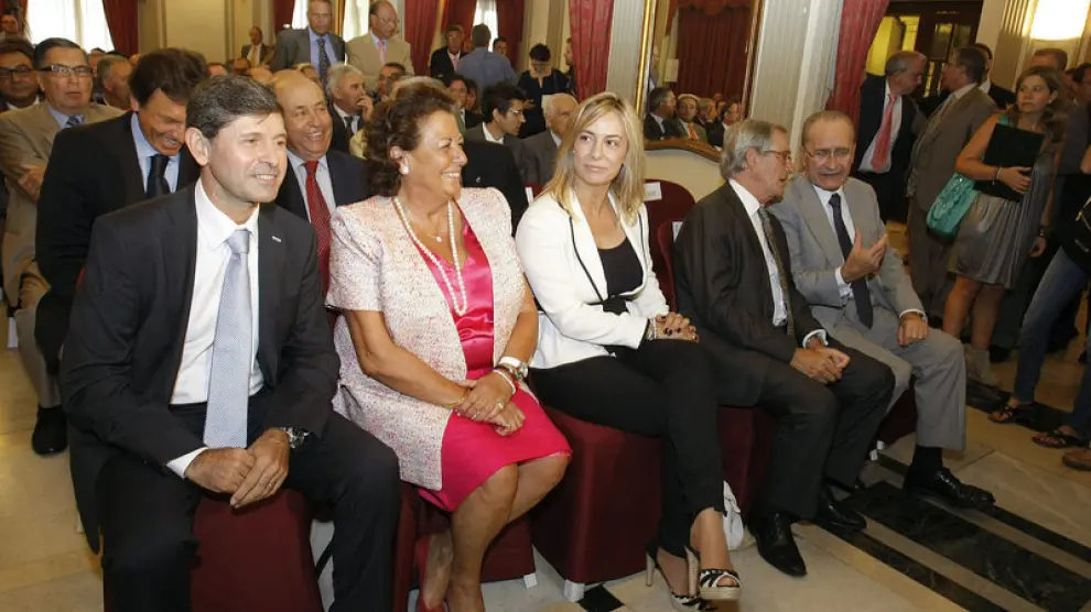 Vista de la cumbre de alcaldes por el Eje Mediterráneo