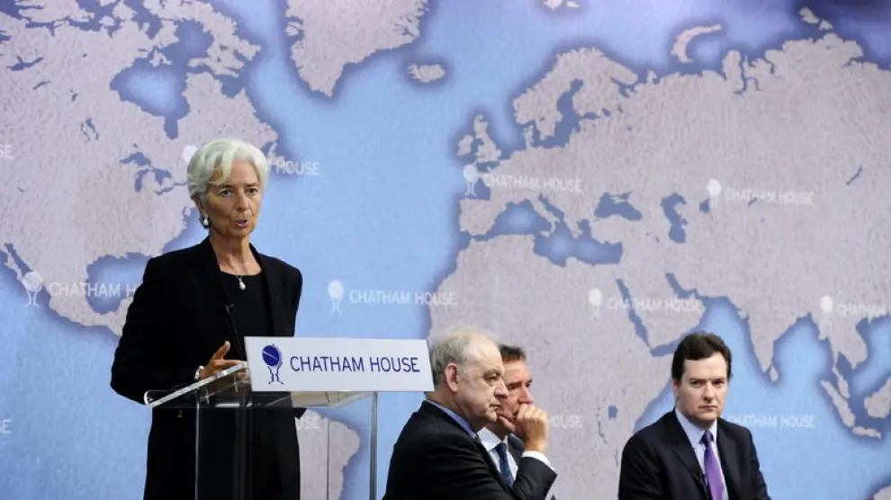 Christine Lagarde, diretora del FMI