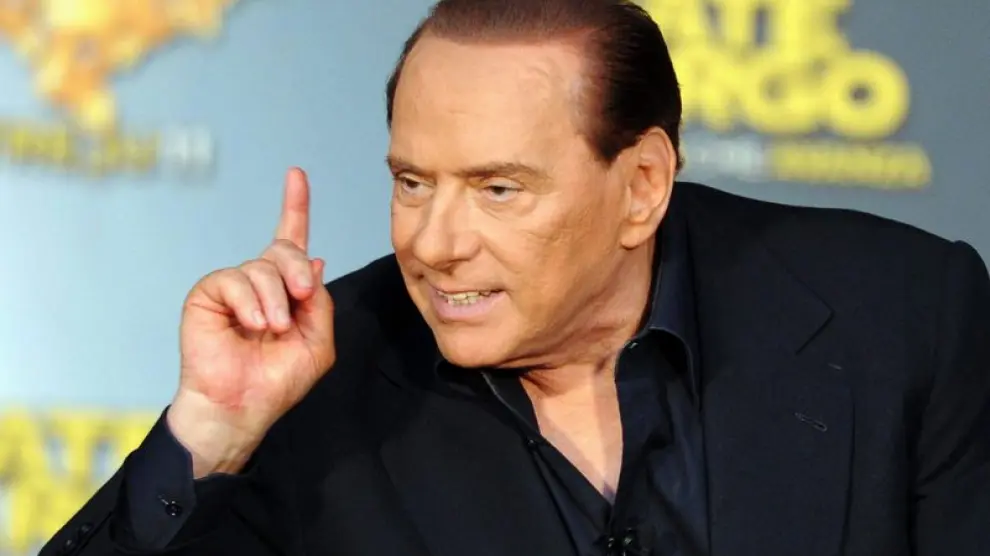 Silvio Berlusconi en un encuentro con jóvenes italianos este viernes