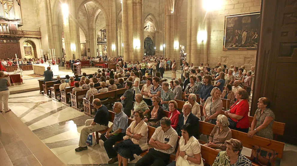 La Catedral se llenó de gente durante toda la jornada