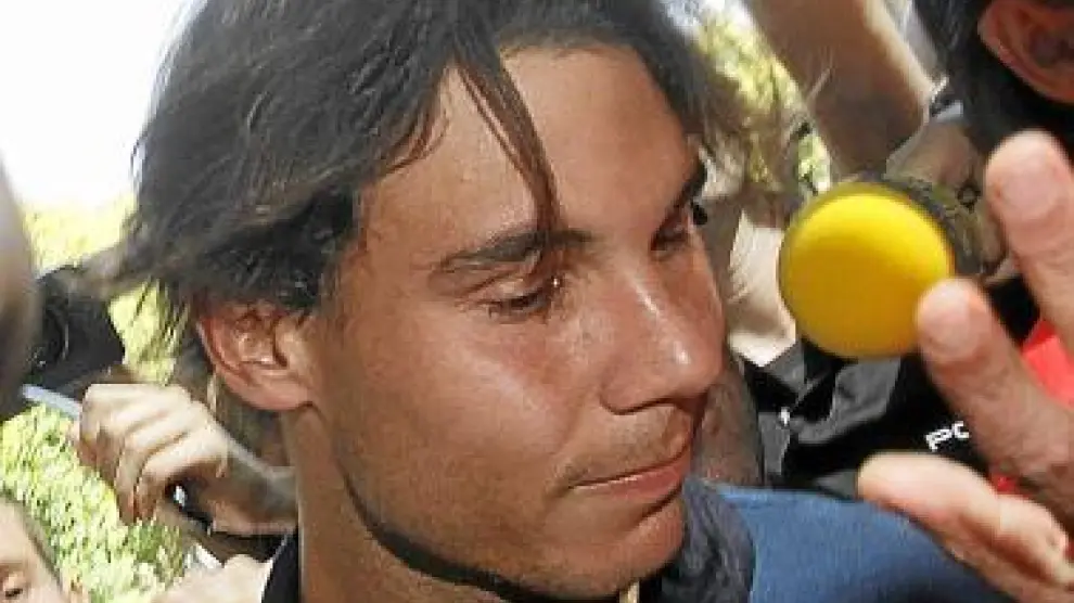 Rafa Nadal llegó a Córdoba con un gran impacto mediático.