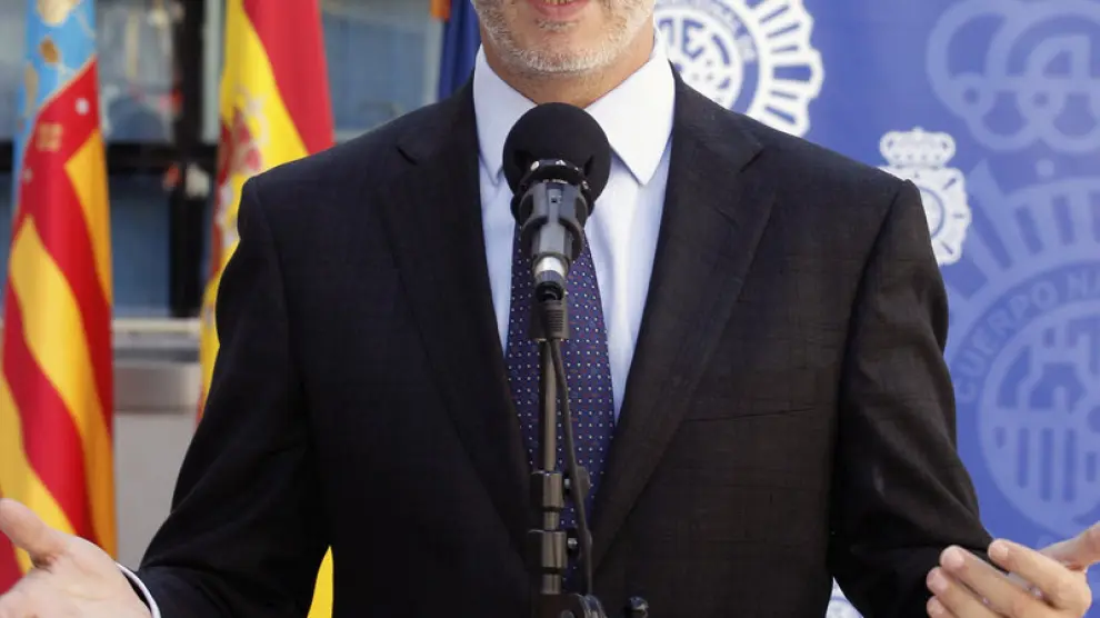 El ministro del Interior, Antonio Camacho