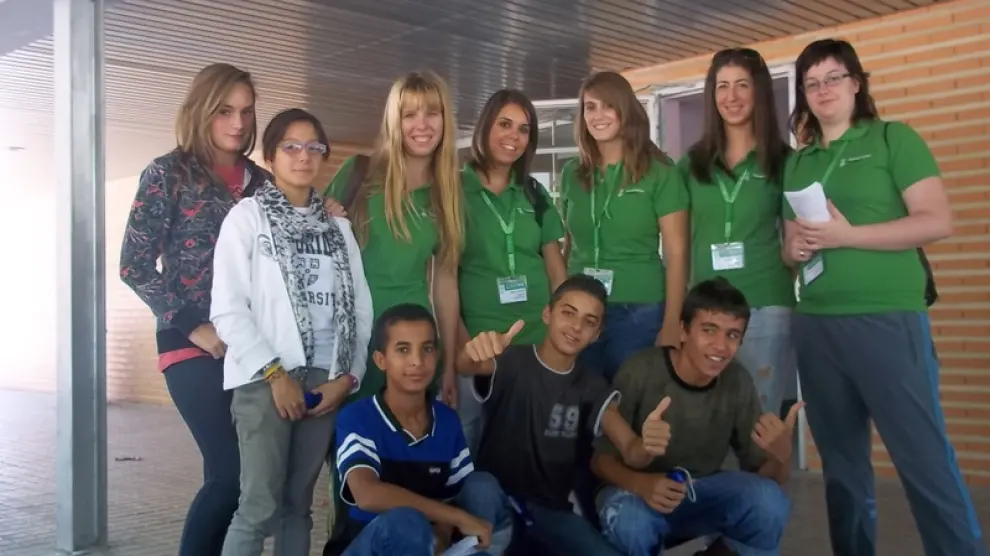 Voluntario verdes en el IES José Mor de Fuentes