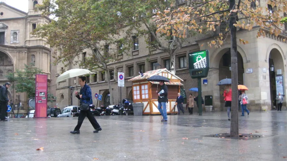 Lluvias en Zaragoza