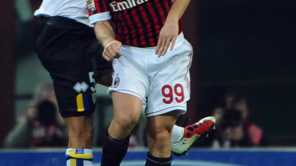 Foto de archivo del jugador italiano durante el encuentro contra el FC Parma.