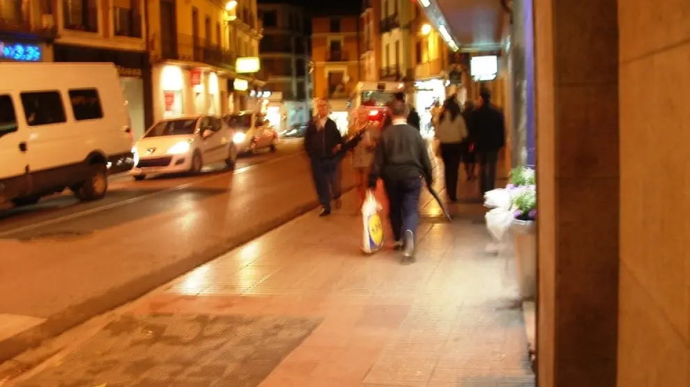 La calle Coso en Huesca