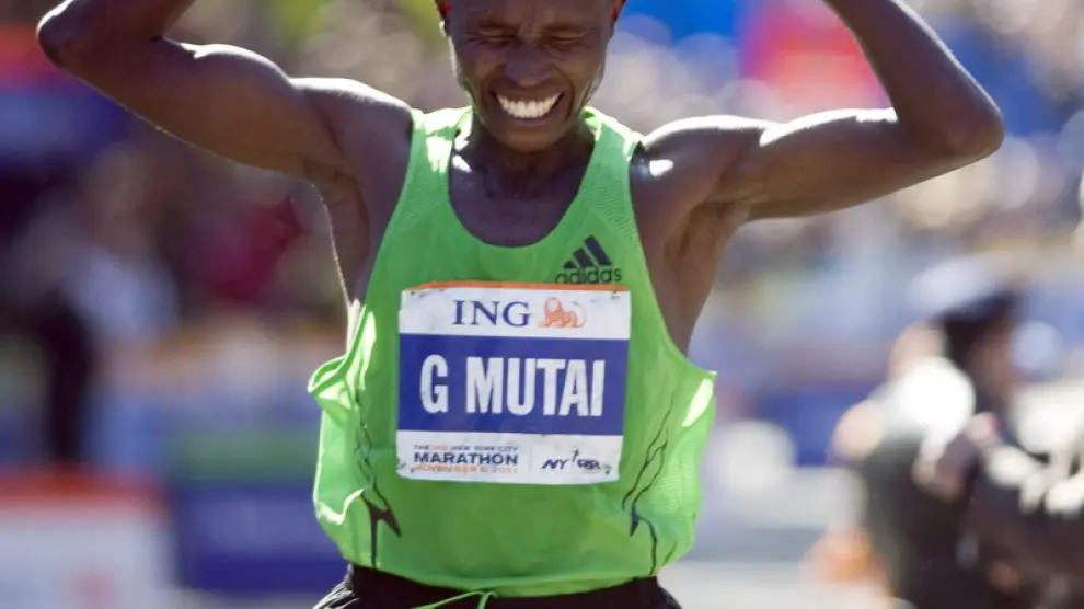 Geoffrey Mutai ganó la maratón de Nueva York en 2011