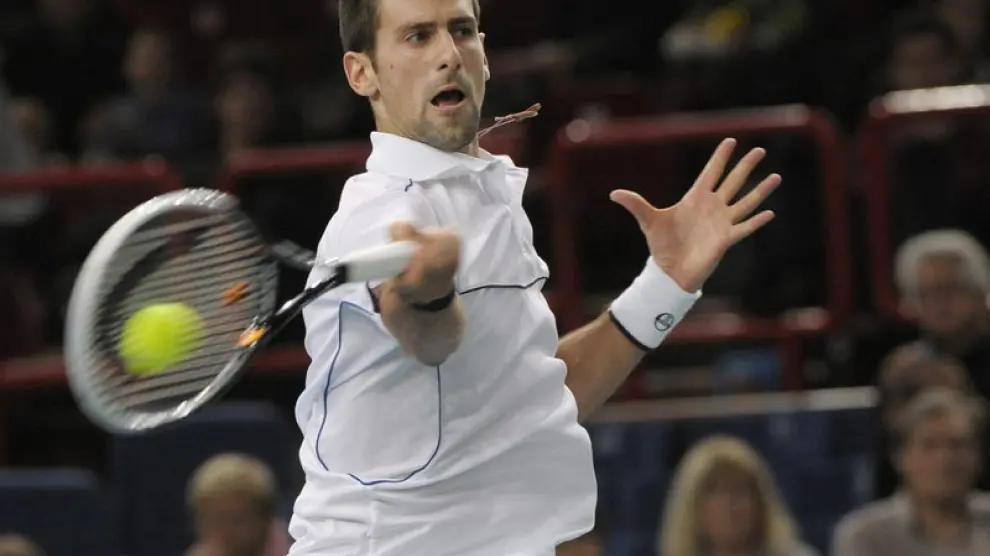 Djokovic, durante el partido