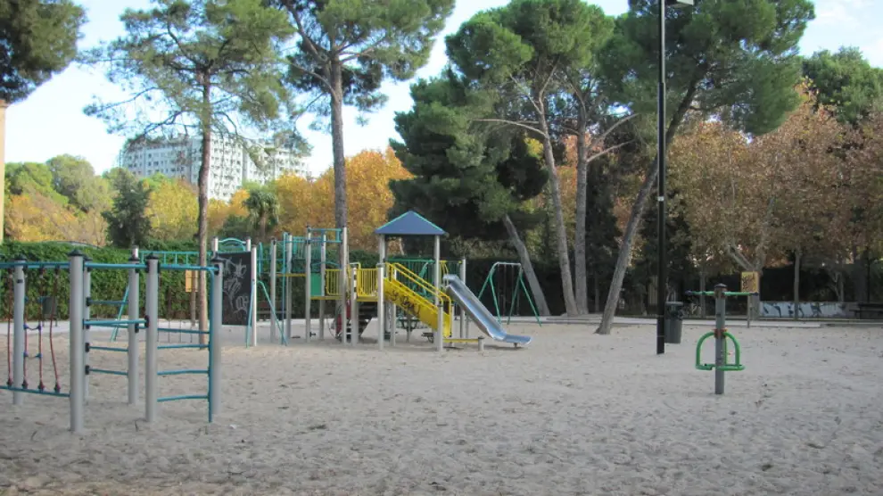 Zonas de juego infantil en el Parque Delicias