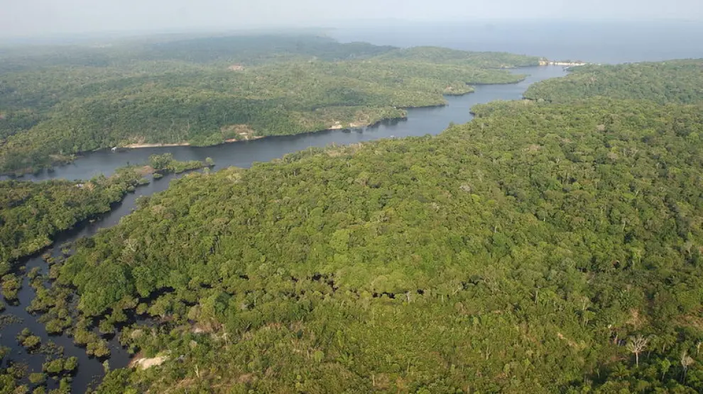 Río Amazonas a su paso por Brasil
