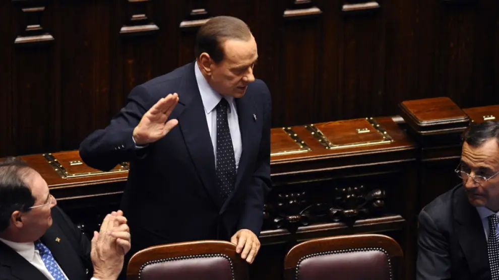 Silvio Berlusconi, en la Cámara de Diputados
