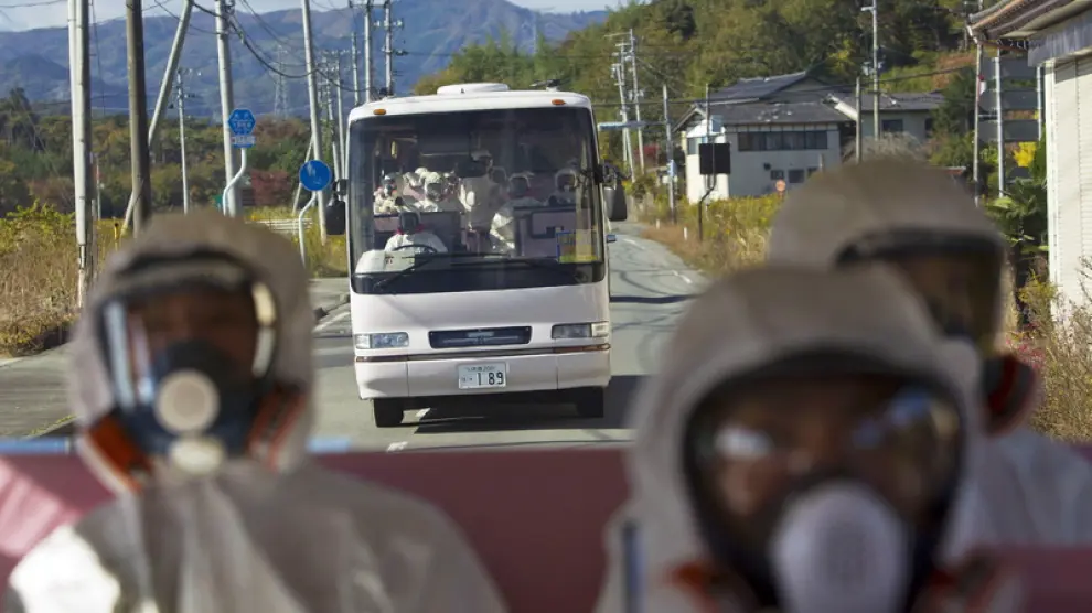Operarios de Fukushima