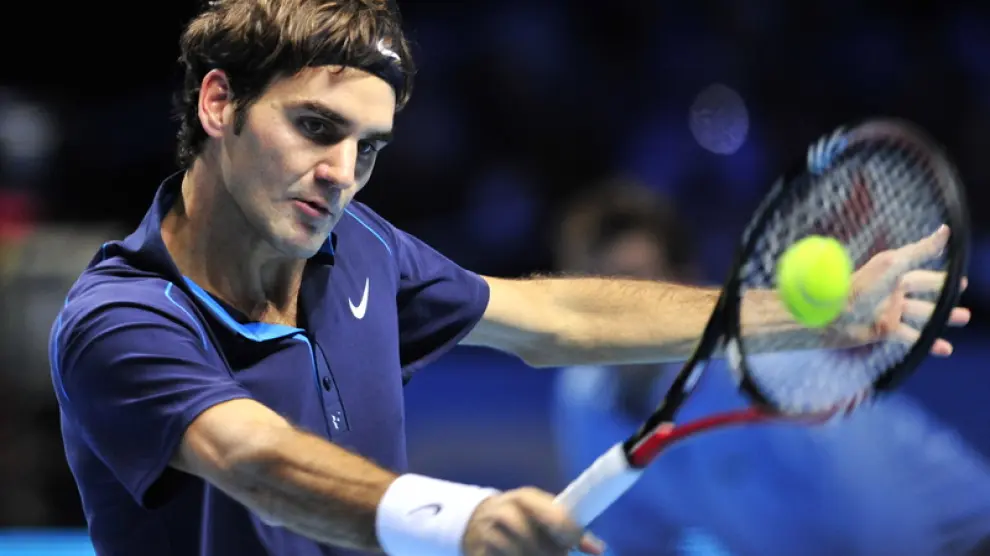 Federer logró la victoria en la Copa de Maestros.