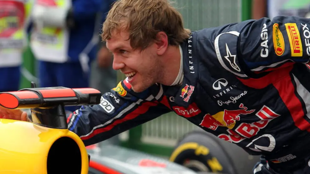 Vettel celebra su pole